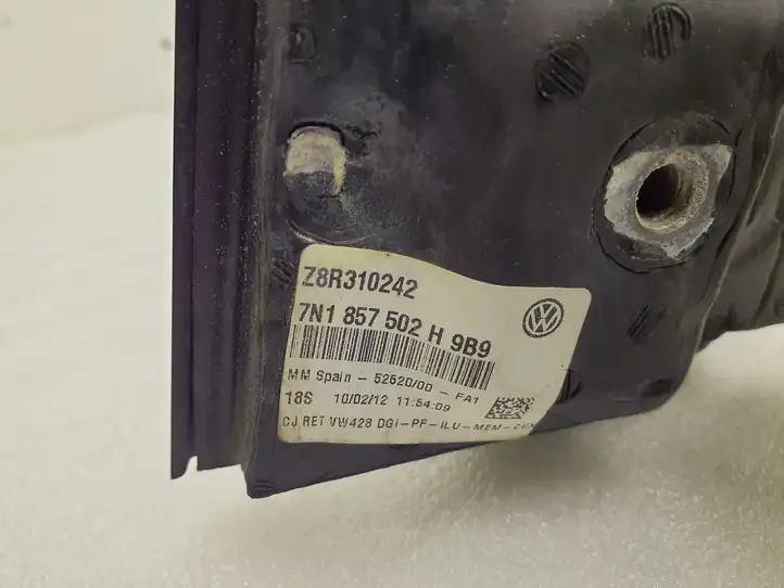 Volkswagen Sharan (2010 - 2015) 7N1857502H Боковое зеркало с электроприводом — фото 6