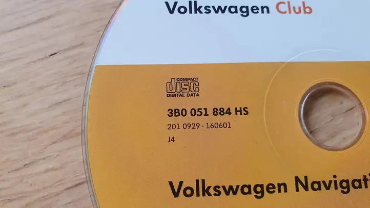 Volkswagen Golf IV (1998 - 2005) 3B0051884HS Навигационные карты CD/DVD — фото 4