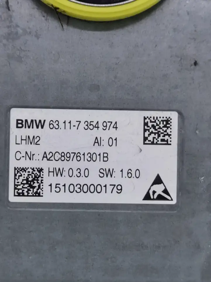 BMW 4 F36 Gran coupe (2014 - 2017) 63117354974 LED модуль контроля — фото 4