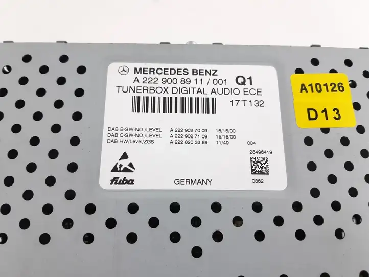 Mercedes-Benz C W205 (2014 - 2021) A2229008911 Магнитола / мультимедийная система — фото 2
