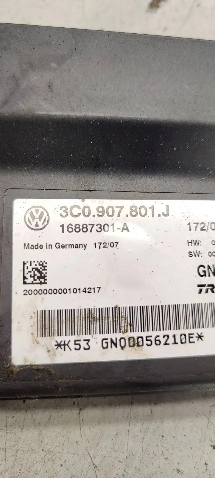 Volkswagen PASSAT B6 (2005 - 2010) 3C0907801J Блок управления стояночным тормозом — фото 4