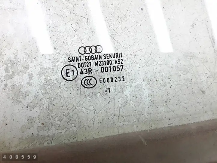 Audi A4 S4 B7 8E 8H (2004 - 2009) e143r001057 Стекло задней двери — фото 3