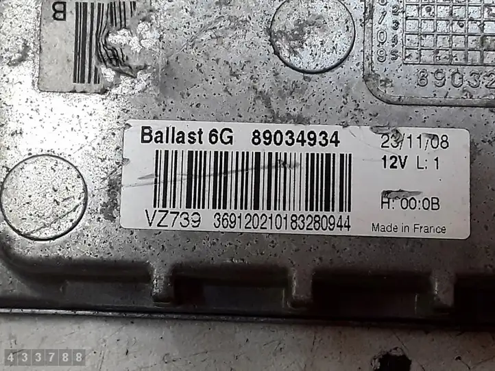 Citroen C5 (2008 - 2017) 89034934 Блок розжига ксенона — фото 4