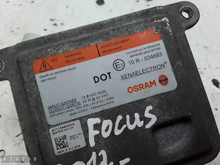 Ford Focus (2011 - 2015) e110r034663 Блок розжига ксенона — фото 4