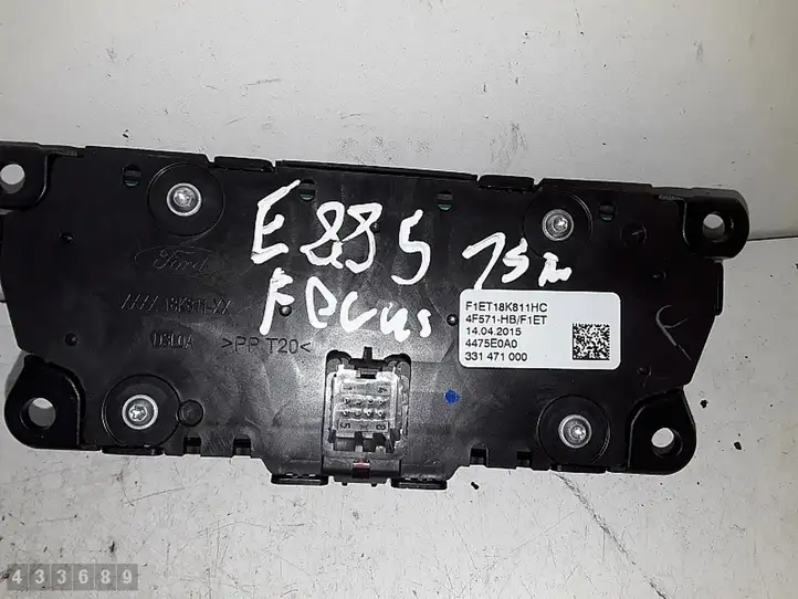 Ford Focus (2011 - 2015) F1ET18K811HC Включатель аварийных фонарей — фото 3