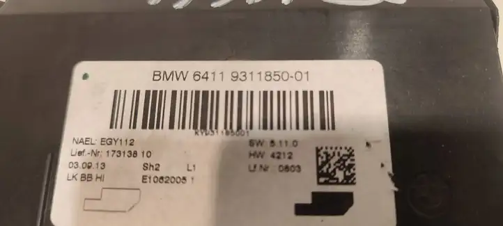 BMW 3 GT F34 (2013 - 2017) 9311850 Блок управления климат-контролем — фото 2