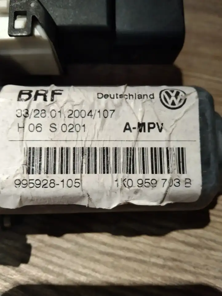 Volkswagen Touran I (2003 - 2010) 1K0959703B Стеклоподъемник задней двери — фото 3