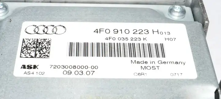 Audi A6 S6 C6 4F (2004 - 2008) 4f0035223k Усилитель звука — фото 2
