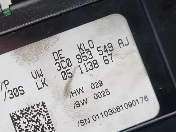 Volkswagen PASSAT CC (2008 - 2012) 3C0953549AJ Датчик угла поворота руля — фото 4