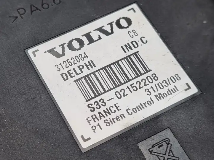 Volvo C70 (2005 - 2009) 31252084 Сирена сигнализации — фото 3