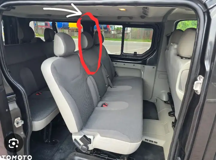 Opel Vivaro (2006 - 2014) 696527B Центральный ремень безопасности — фото 1