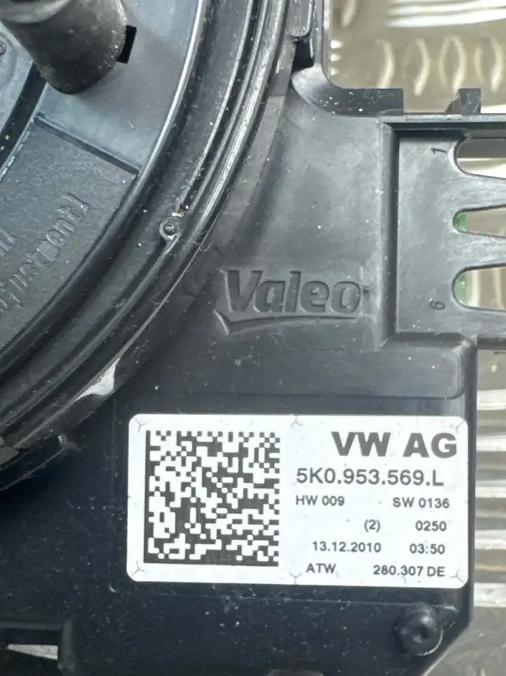 Volkswagen Tiguan (2007 - 2011) 5K0953569L Контактное кольцо SRS — фото 7