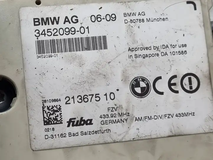 BMW X3 E83 (2003 - 2010) 3452099 Усилитель антенны — фото 4