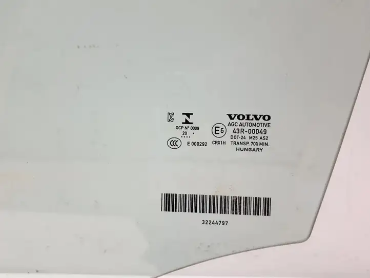 Volvo XC40 (2017 - ) 32244797 Стекло передней двери — фото 3