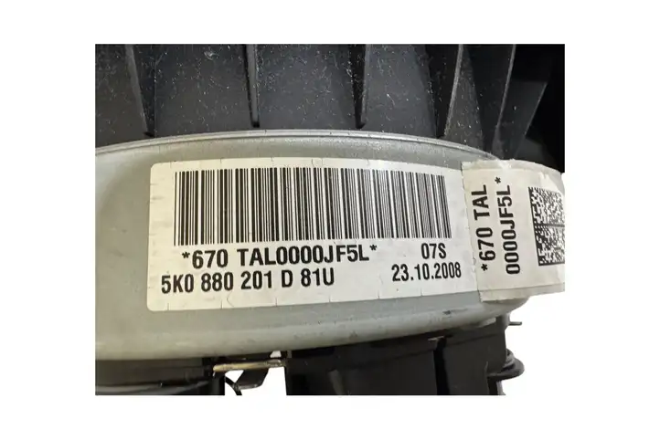 Volkswagen Golf VI (2009 - 2013) 5K0880201D Подушка безопасности руля — фото 6