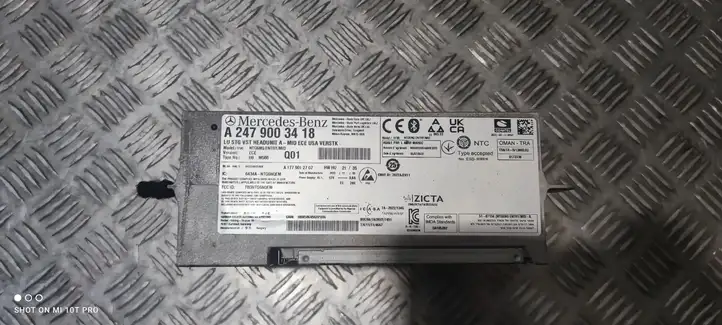 Mercedes-Benz EQB (2021 - ) A2479003418 Магнитола / мультимедийная система — фото 2
