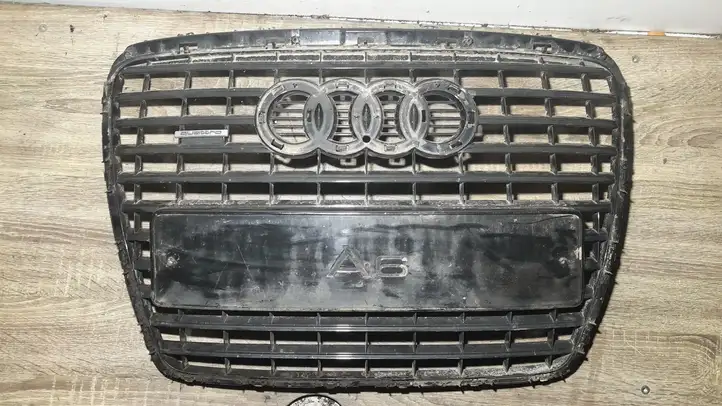 Audi A6 S6 C6 4F (2004 - 2008) 4F0853651AQ Верхняя решетка радиатора — фото 1