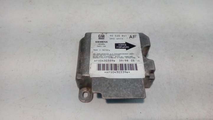 90520841AF Opel Astra G Oro pagalvių valdymo blokas