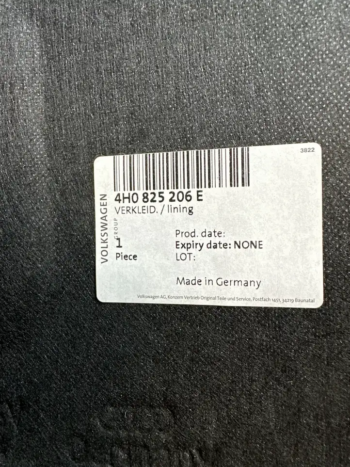 Audi A8 S8 D4 4H (2010 - 2014) 4H0825206E Защита днища передней части — фото 5