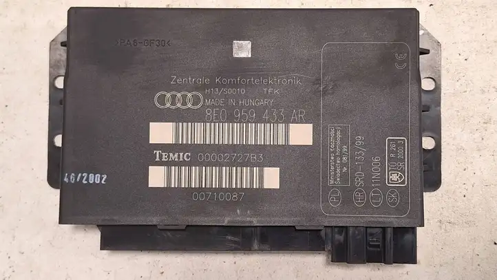 Audi A4 S4 B6 8E 8H (2000 - 2006) 8E0959433AR Модуль комфорта — фото 1