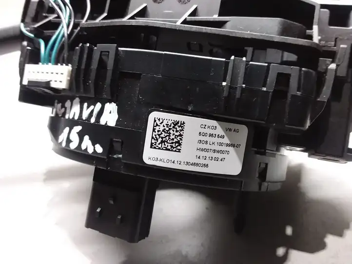 Skoda Octavia Mk3 (5E) (2013 - 2019) 5Q0953549 Контактное кольцо SRS — фото 3