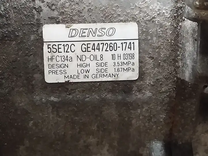 Toyota Avensis T250 (2006 - 2009) 4472601741 Компрессор (насос) кондиционера воздуха — фото 2