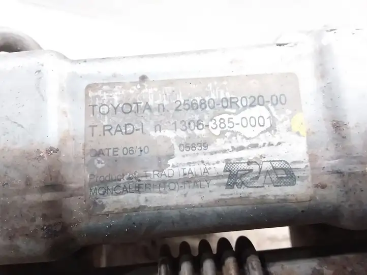 Toyota Avensis T250 (2006 - 2009) 256800R020 Охладитель клапана EGR — фото 2