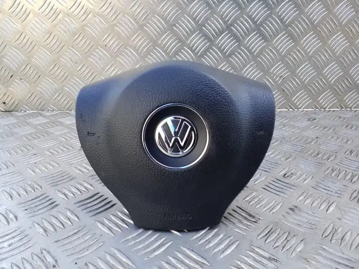 Volkswagen Sharan (2010 - 2015) 7N0880201F Подушка безопасности руля — фото 1