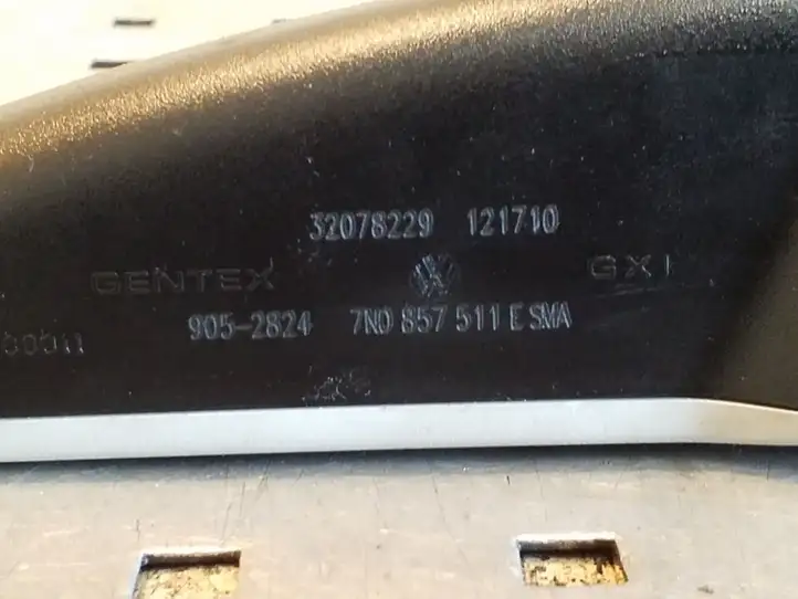 Volkswagen Sharan (2010 - 2015) 7N0857511E Салонное зеркало заднего вида — фото 2