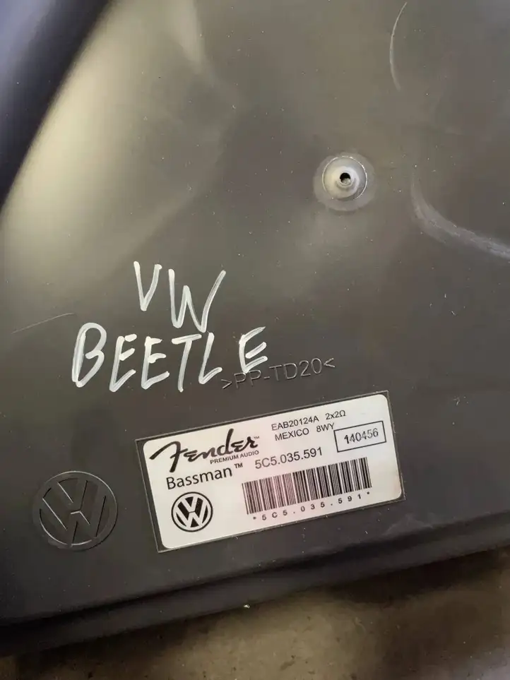 Volkswagen Beetle A5 (2011 - 2018) 5C5035591 Комплект аудиосистемы — фото 5