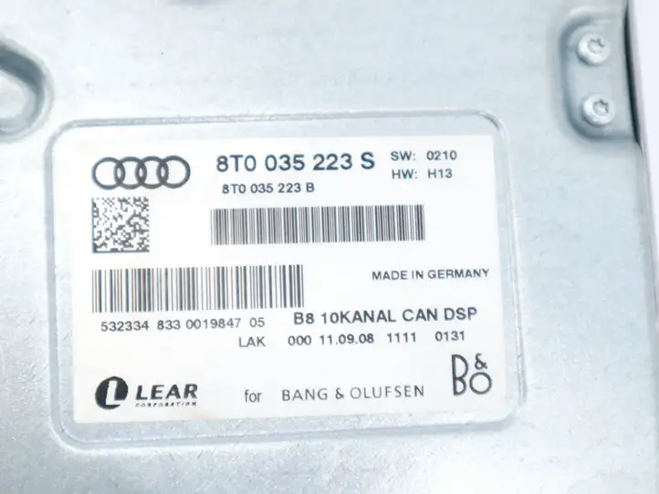 Audi A5 8T 8F (2007 - 2011) 8T0035223S Усилитель звука — фото 2