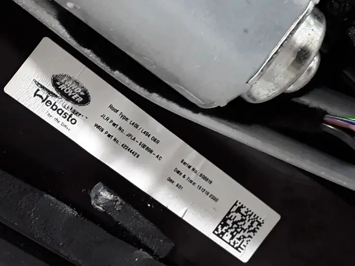 Land Rover Range Rover L405 (2017 - 2022) LR145005 Комплект люка крыши — фото 2