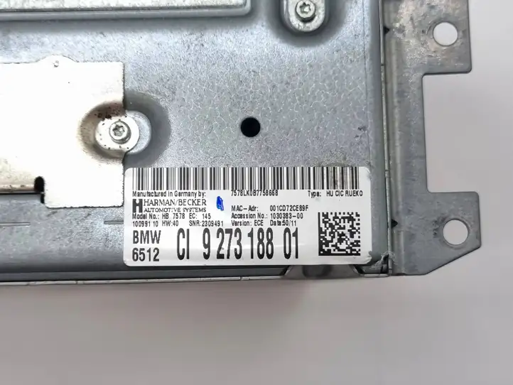 BMW 3 E90 E91 (2005 - 2012) 9273188 Магнитола / мультимедийная система — фото 6