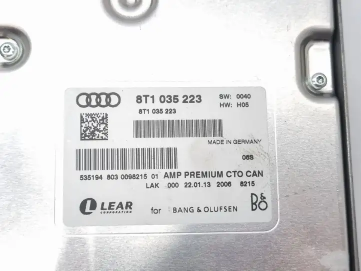Audi A4 S4 B8 8K (2011 - 2015) 8T1035223 Усилитель звука — фото 4