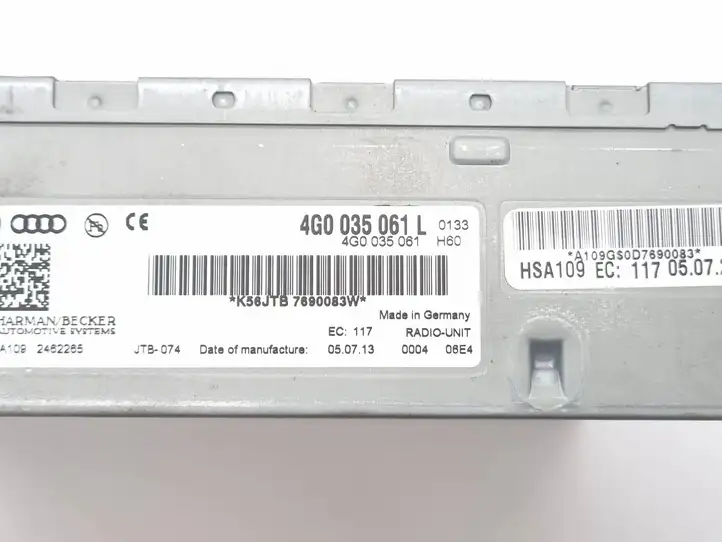 Audi A6 C7 (2011 - 2014) 4G0035061L Магнитола / мультимедийная система — фото 4