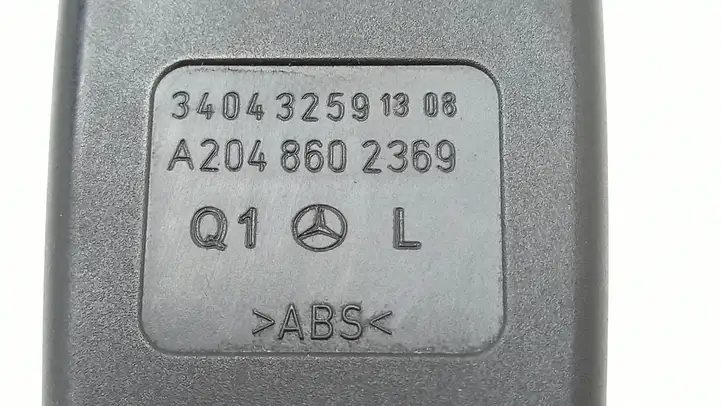 Mercedes-Benz C W204 (2007 - 2014) A2048602369 Замок переднего ремня — фото 11