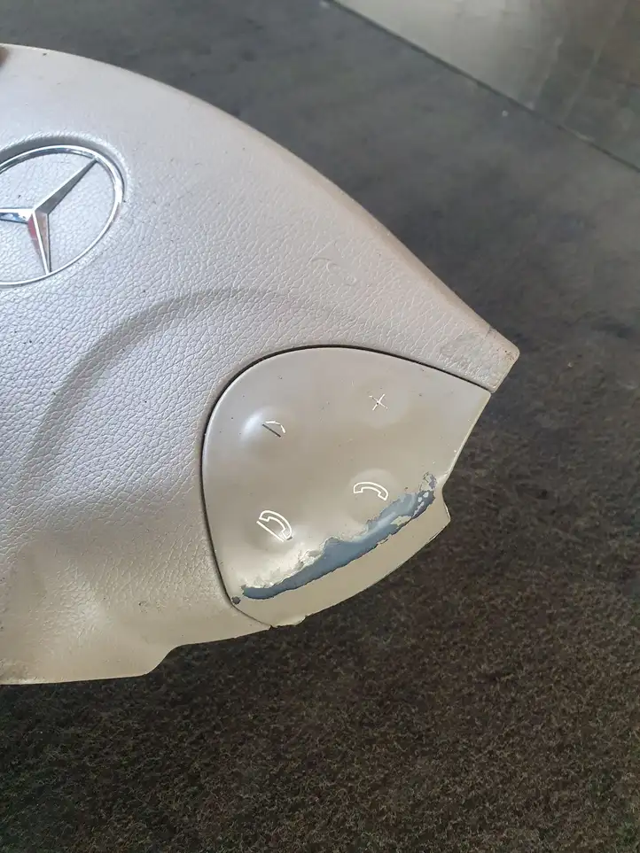Mercedes-Benz E W211 (2002 - 2009) 61860240B Крышка airbag рулевого колеса — фото 3