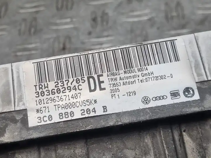 Volkswagen PASSAT B6 (2005 - 2010) 3C0880204B Подушка безопасности пассажира — фото 4