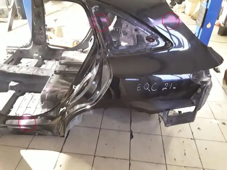 Mercedes-Benz EQC (2018 - ) A2936304100 Переднее крыло — фото 1