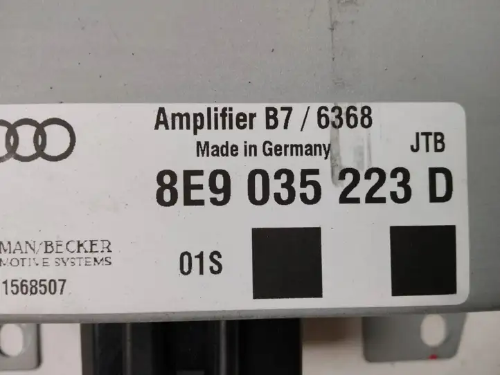 Audi A4 S4 B8 8K (2007 - 2011) 8E9035223D Усилитель звука — фото 3