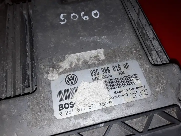 Volkswagen Golf V (2003 - 2009) 03G906016AP Блок управления двигателем (ЭБУ) — фото 4