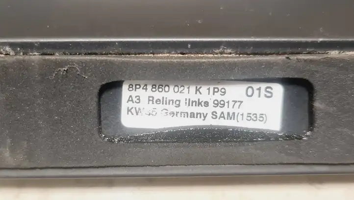 Audi A3/S3 8P (2004 - 2008) 8P4860021K Рейлинги крыши — фото 4