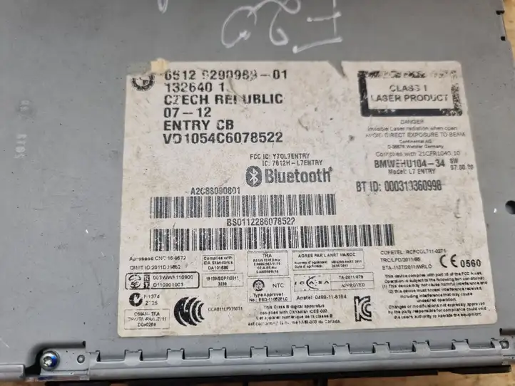 BMW 1 F20 F21 (2011 - 2019) 9290989 Магнитола / мультимедийная система — фото 8