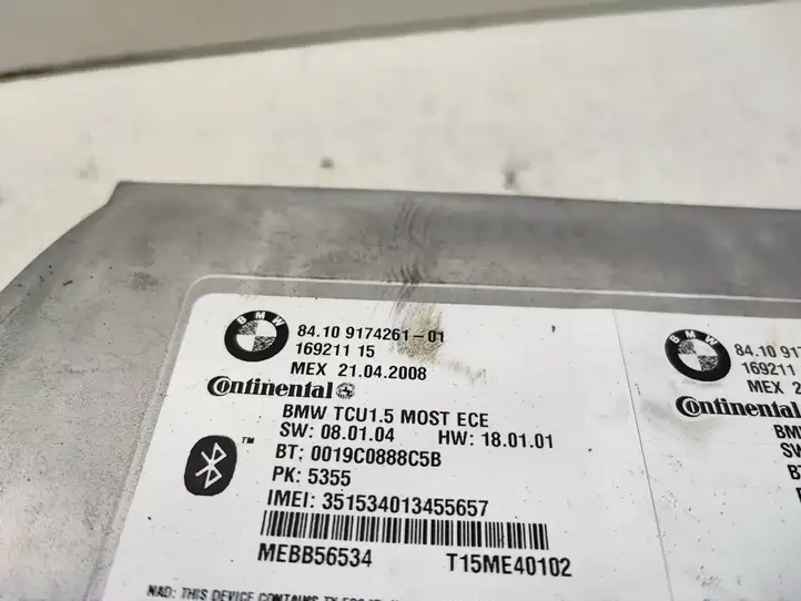 BMW X5 E70 (2006 - 2013) 9174261 Bluetooth модуль — фото 2