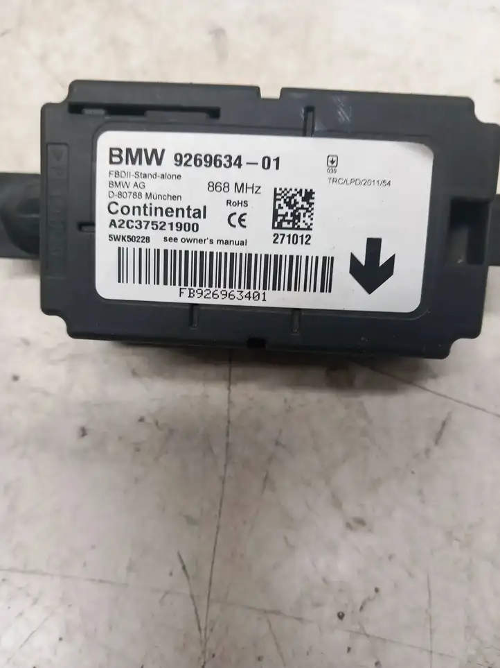 BMW 3 F30 F35 F31 (2012 - 2018) 9269634 Блок управления сигнализацией — фото 3