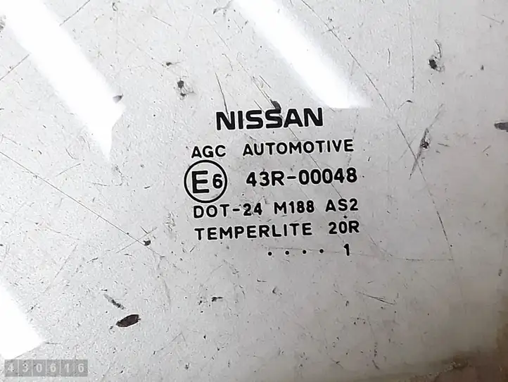Nissan Qashqai (2010 - 2013) e643r00048 Стекло задней двери — фото 7