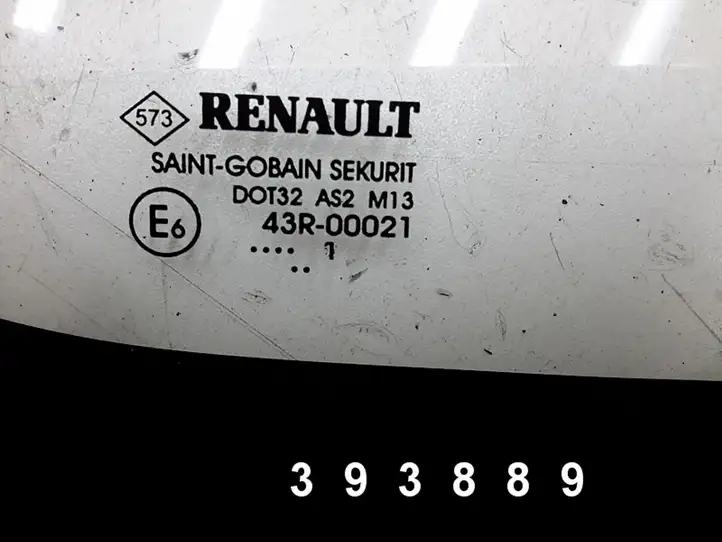 Renault Kangoo II (2008 - 2014) e643r00021 Заднее боковое стекло — фото 5