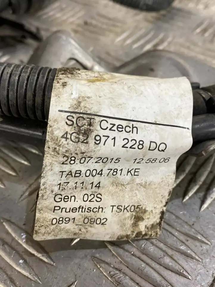 Audi A7 S7 4G (2010 - 2014) 4G2971228DQ Проводка генератора — фото 9