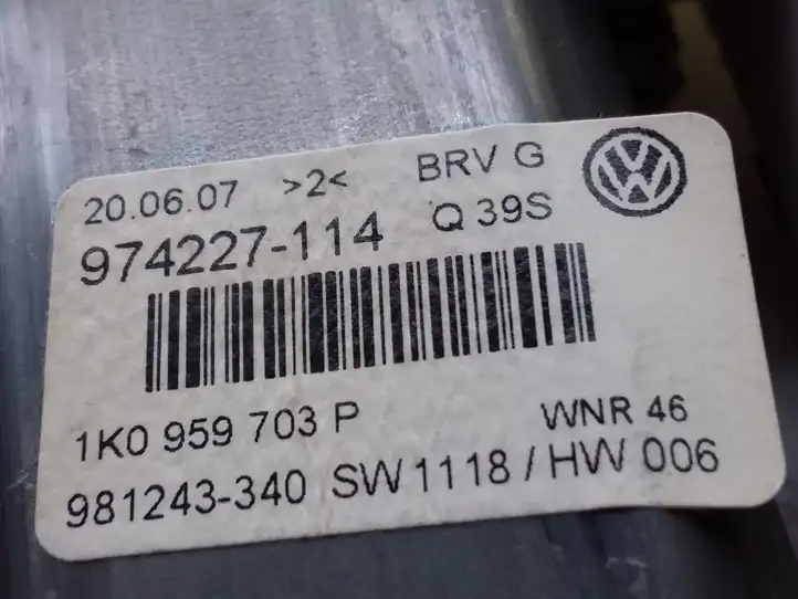 Volkswagen PASSAT B6 (2005 - 2010) 1K0959703P Стеклоподъемник задней двери — фото 4