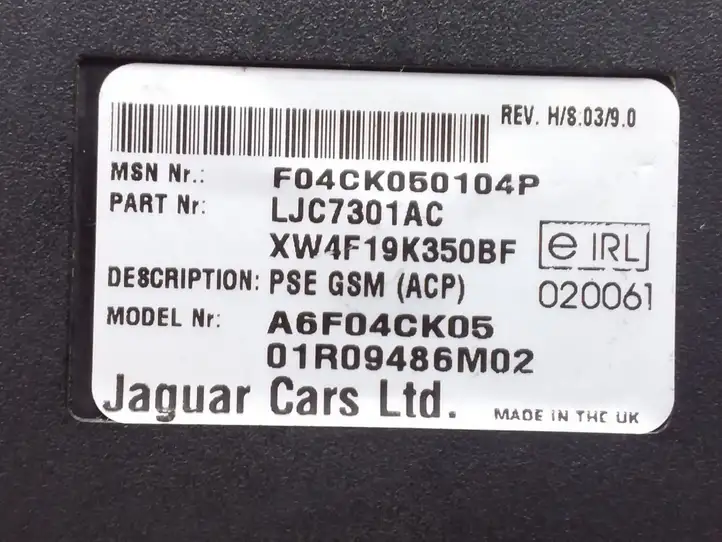Jaguar S-Type (1999 - 2004) LJC7301AC Блок GSM — фото 4